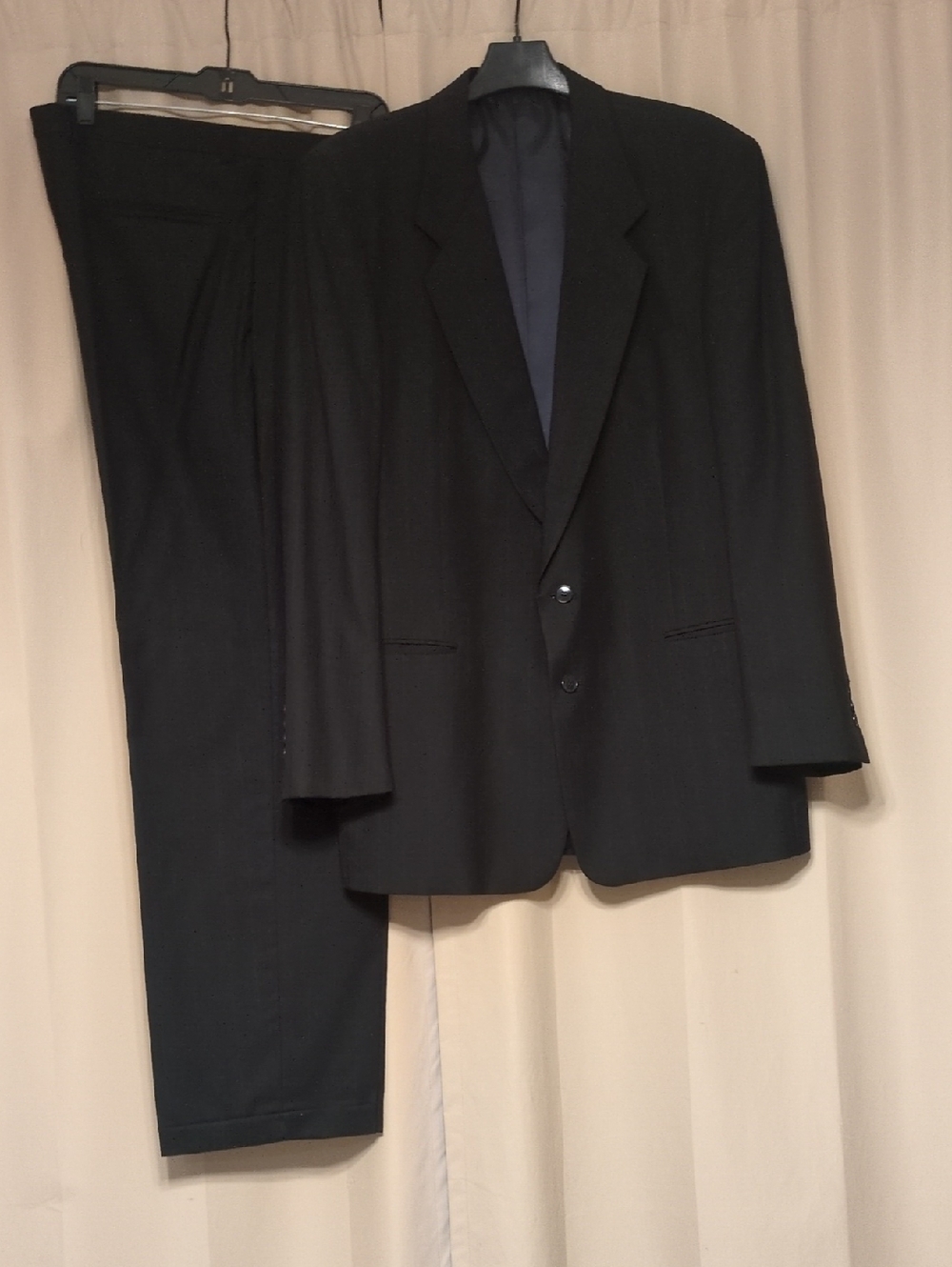 Classic Men's Pinstripe Jacket and Trousers Suit
